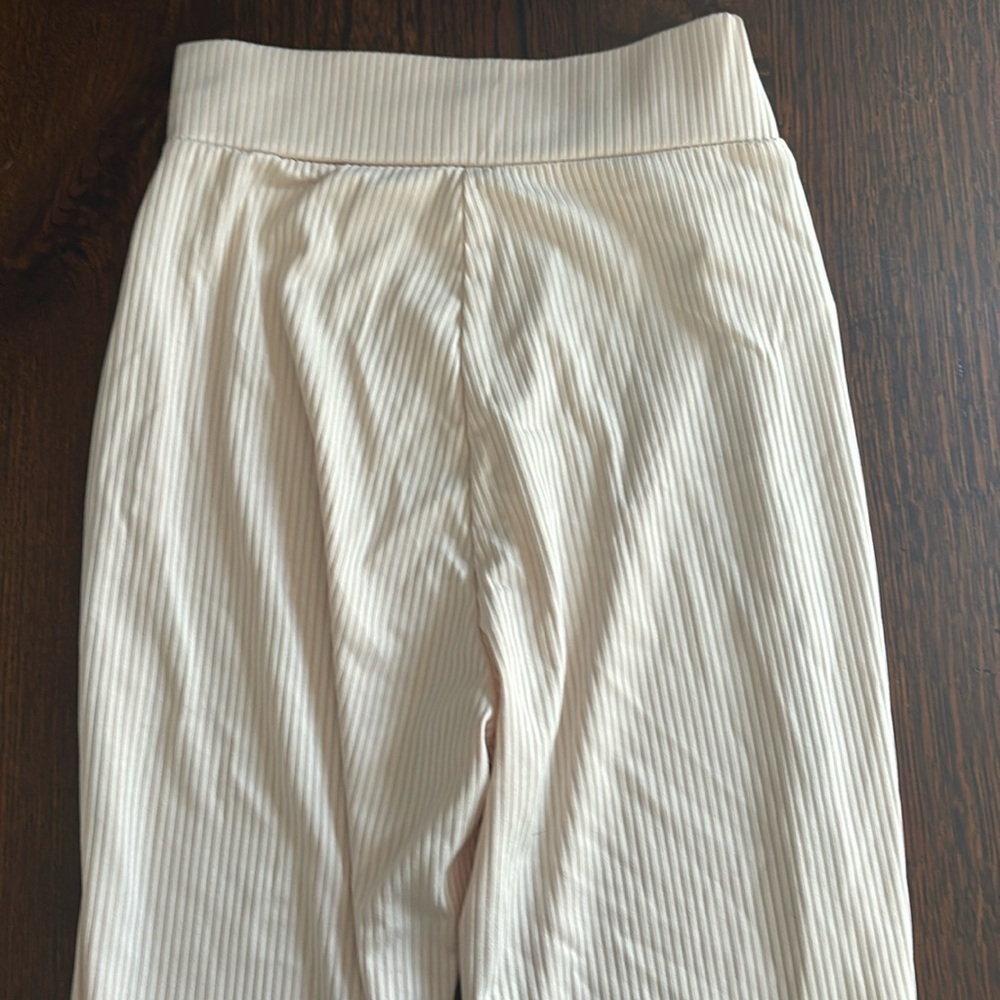 Tan flare leggings